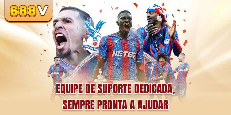 Equipe de suporte dedicada, sempre pronta a ajudar